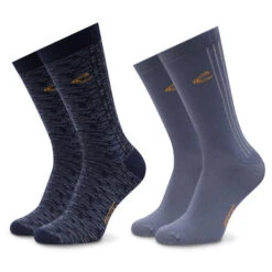 Lot De 2 Paires De Chaussettes Hautes Homme Camel Active 6318 Night Blue 542
