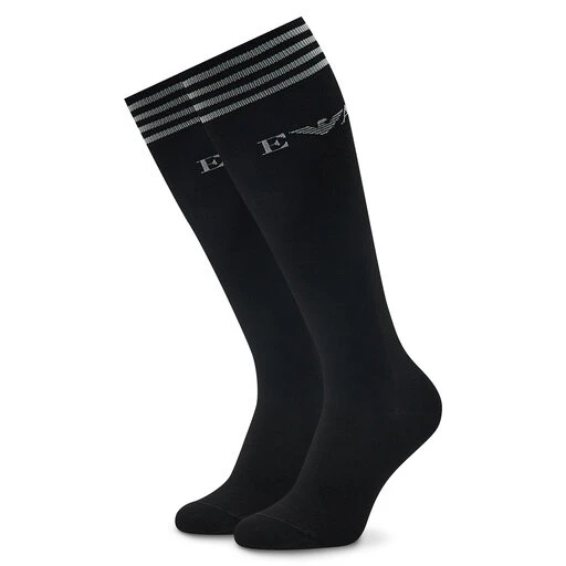 Lot De 2 Paires De Chaussettes Hautes Homme Emporio Armani 302301 2F273 00020 Nero 5 Lot De 2 Paires De Chaussettes Hautes Homme Emporio Armani 302301 2F273 00020 Nero – Image 3