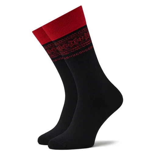 Lot De 2 Paires De Chaussettes Hautes Homme Hugo 2p Giftset Xmas Cc 50484102 001 5 Lot De 2 Paires De Chaussettes Hautes Homme Hugo 2p Giftset Xmas Cc 50484102 001 – Image 3