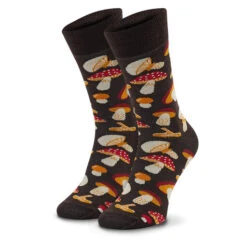 Lot De 2 Paires De Chaussettes Hautes Unisexe Zooksy Mixtury Grzybowe Multicolore -Chaleur Élégante Boutique lot de 2 paires de chaussettes hautes unisexe zooksy mixtury grzybowe multicolore 2