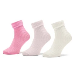 Lot De 3 Paires De Chaussettes Hautes Enfant United Colors Of Benetton 6AO3F211S 934 Rose