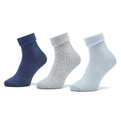 Lot De 3 Paires De Chaussettes Hautes Enfant United Colors Of Benetton 6AO3F211S 935 Bleu