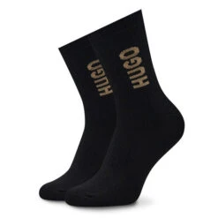 Lot De 3 Paires De Chaussettes Hautes Femme Hugo 3p Qs Rib Logo Cc W 50484149 001 -Chaleur Élégante Boutique lot de 3 paires de chaussettes hautes femme hugo 3p qs rib logo cc w 50484149 001 2