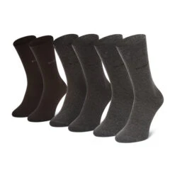 Lot De 3 Paires De Chaussettes Hautes Homme Bugatti 6803X Black 610