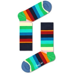 Lot De 4 Paires De Chaussettes Hautes Unisexe Happy Socks XATD09-0200 Multicolore -Chaleur Élégante Boutique lot de 4 paires de chaussettes hautes unisexe happy socks xatd09 0200 multicolore 2