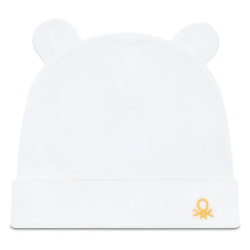Set De 2 Bonnets United Colors Of Benetton 3V1E0A018 68Z Blanc 7 Set De 2 Bonnets United Colors Of Benetton 3V1E0A018 68Z Blanc – Image 5