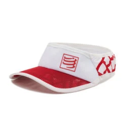 Visière Compressport Spiderweb Ultra Visor 18644 Red/White
